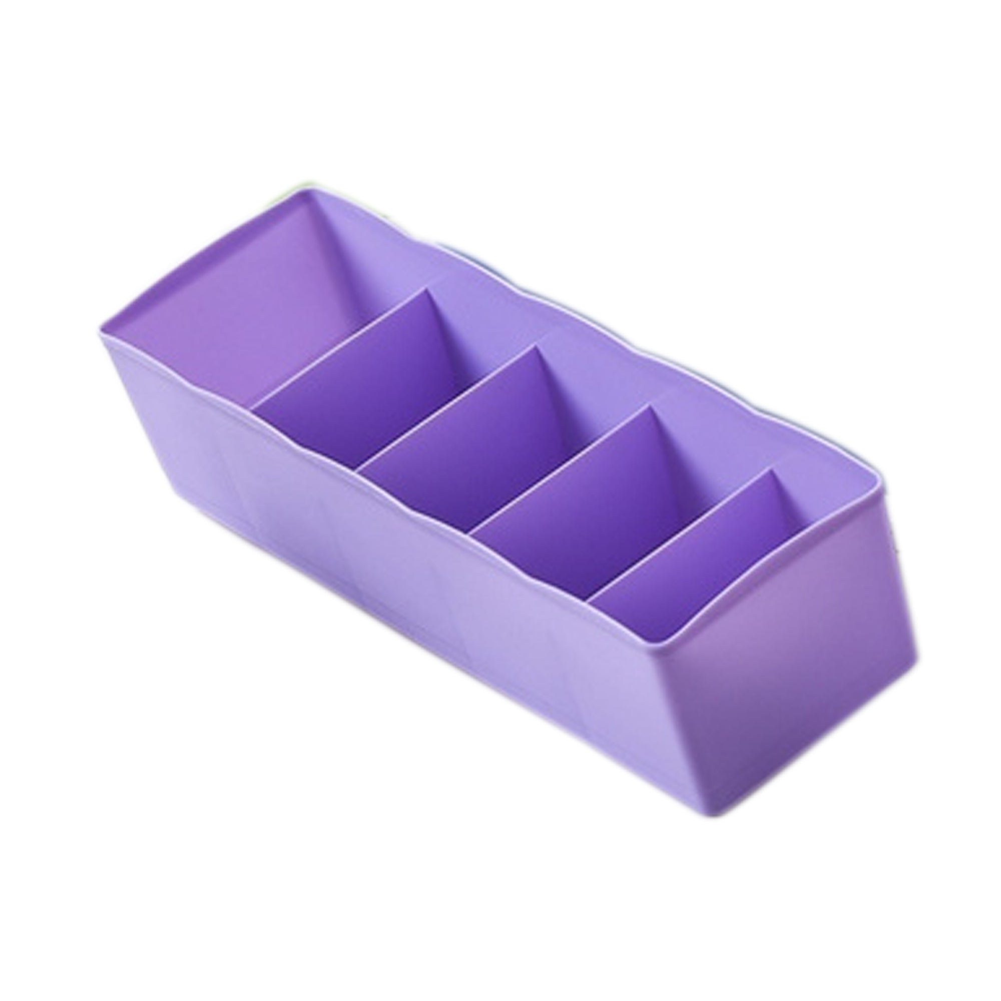 Clear plastic organizer tray with multiple compartments for bead storage. Clear plastic organizer tray with multiple compartments for bead storage.
